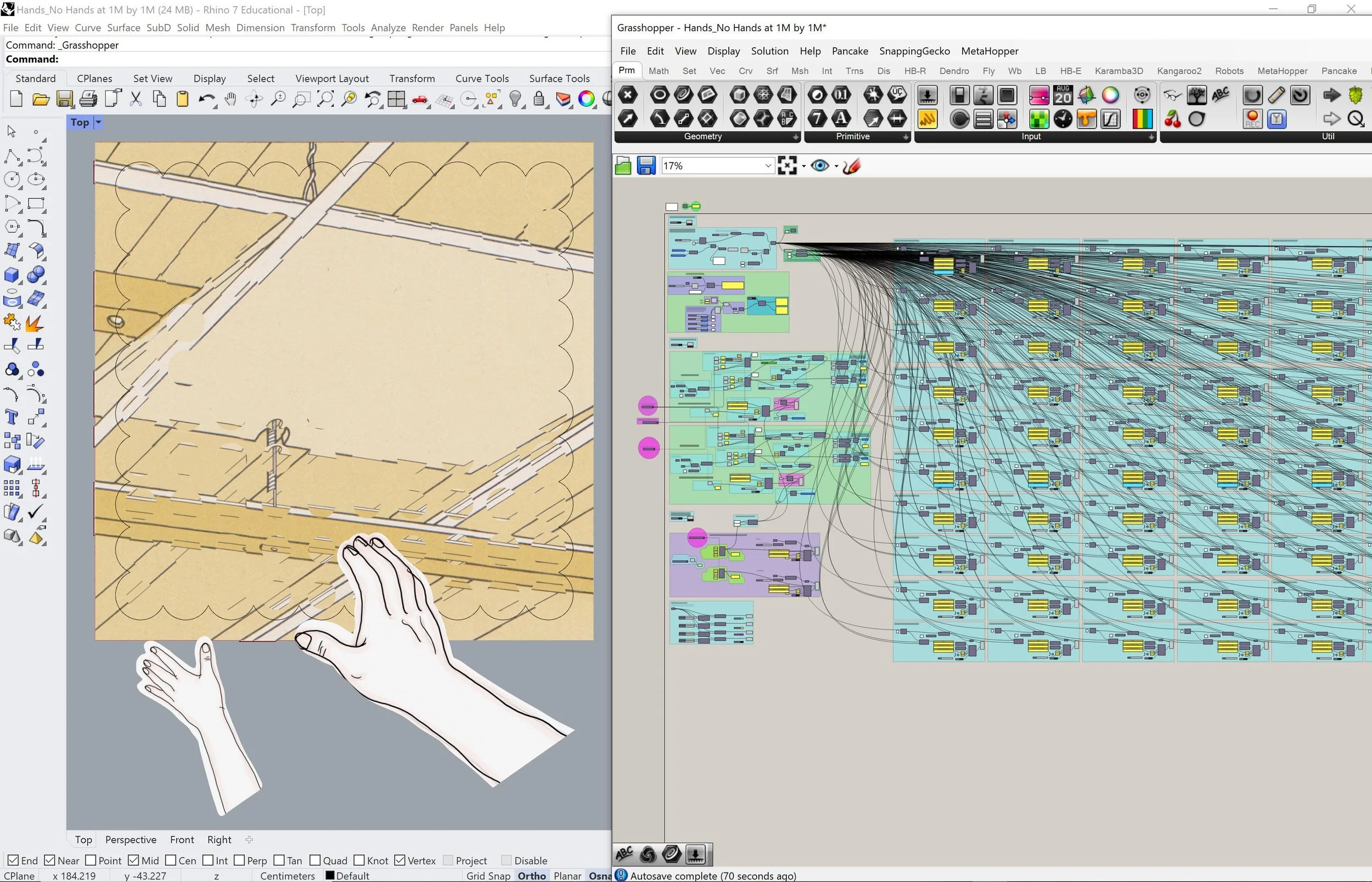 Hands, No Hands (work-in-progress)