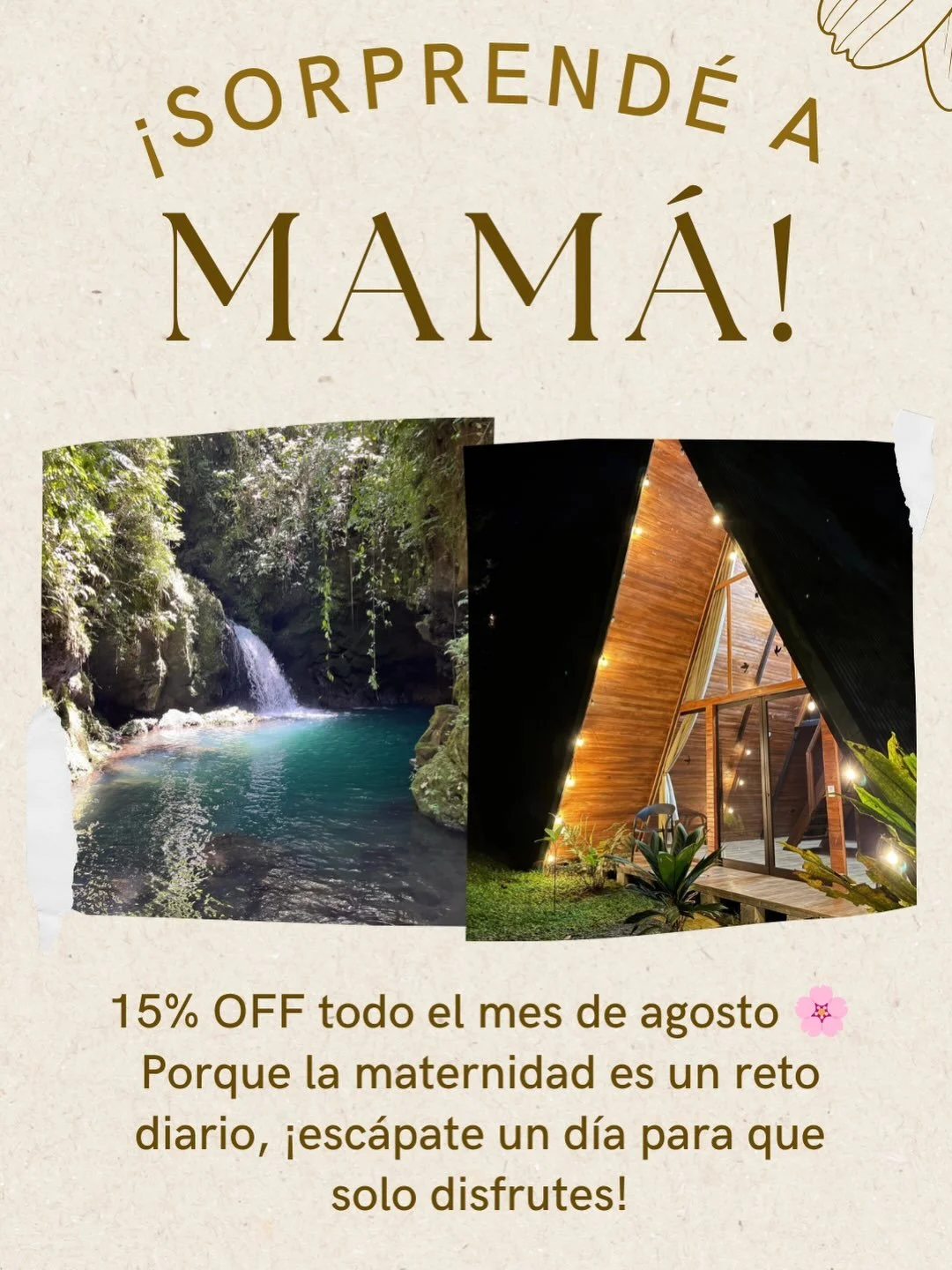 &iexcl;Arrancamos agosto celebrando al coraz&oacute;n del hogar! 💖

Sabemos que ser mam&aacute; es un reto diario lleno de amor, por eso este mes queremos consentirla como se merece.

✨ 15% OFF todo el mes de agosto 🌸

Reg&aacute;lale o reg&aacute;