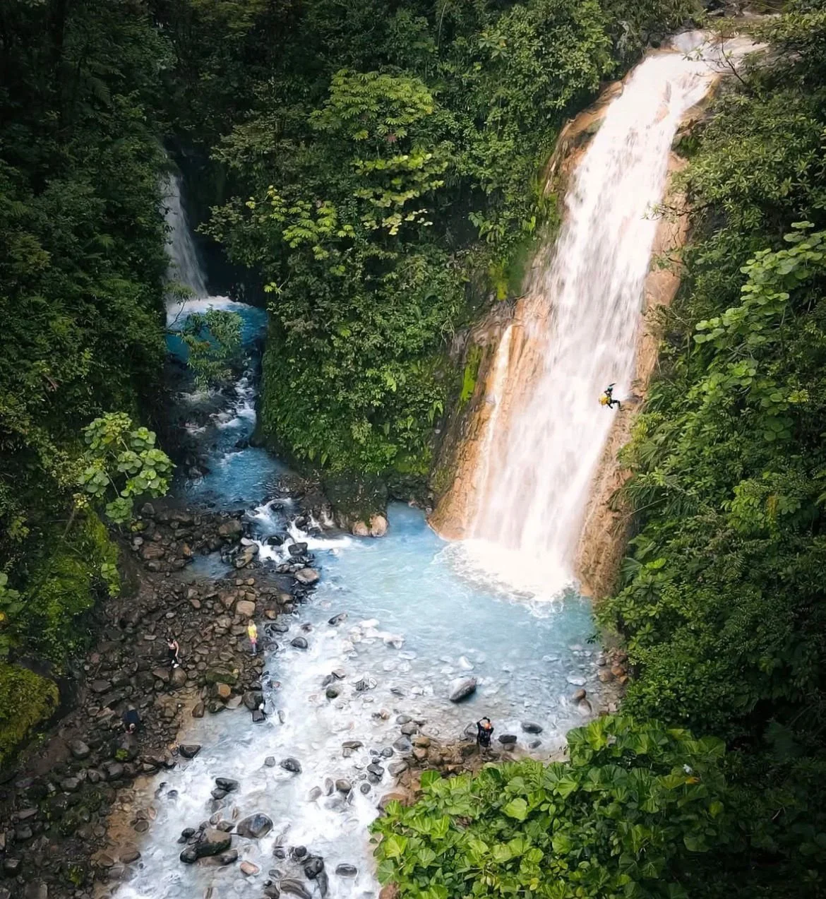 Canyoning en Blue Falls