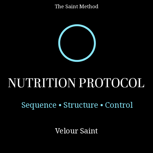 THE SAINT METHOD — NUTRITION PROTOCOL