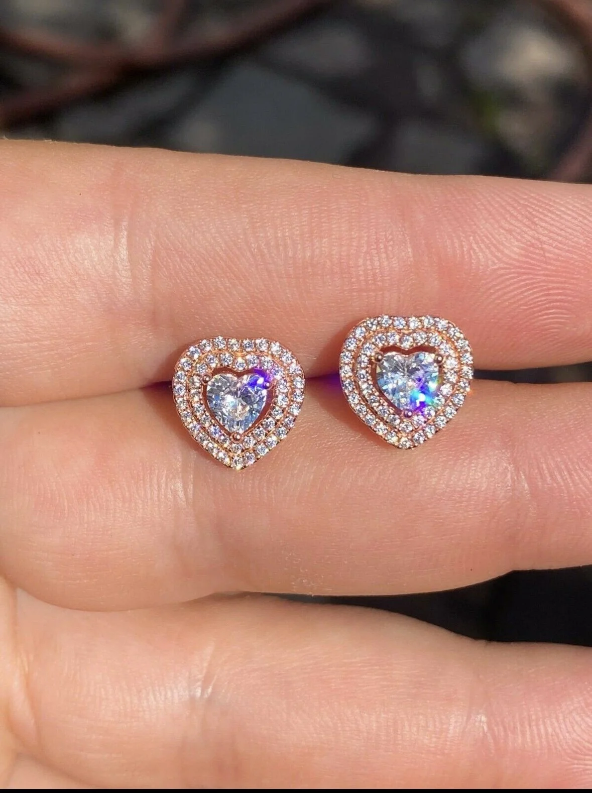 Rose Vector Studs