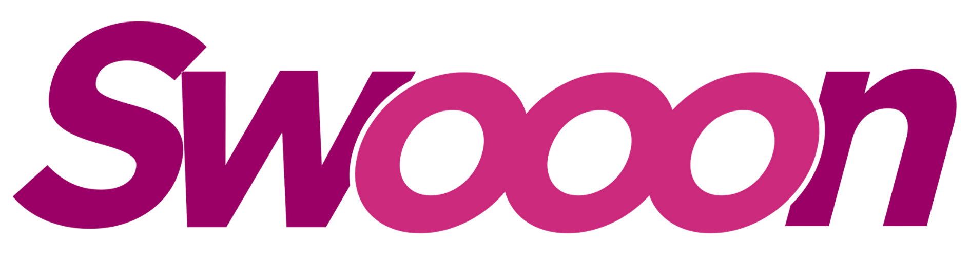 Colorful logo spelling 'Swoon' in pink and purple gradient text.