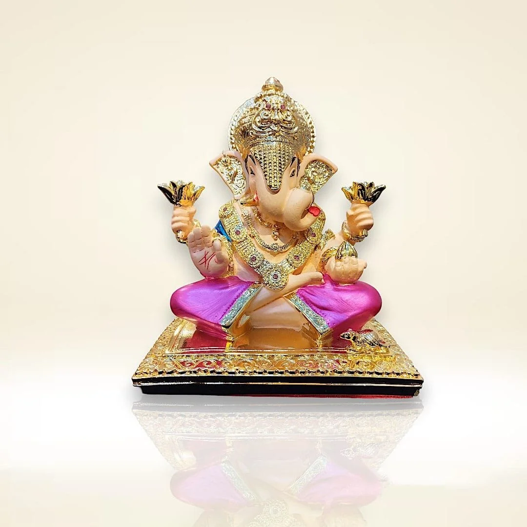 Painted Ganesh Murti