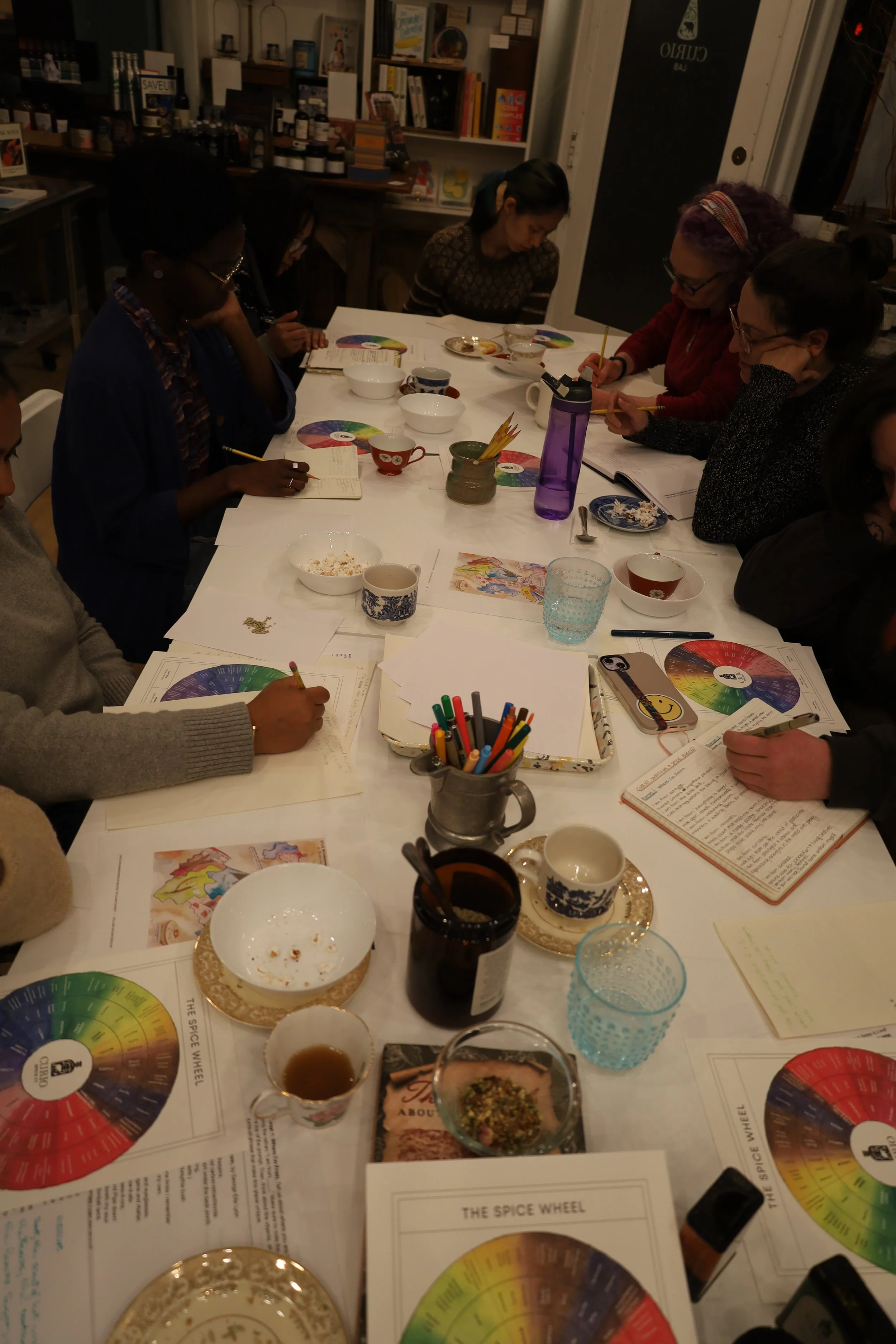 Reflecting on the flavors of home and how spices have traveled through Boston at a Curio Spice X Q Review event