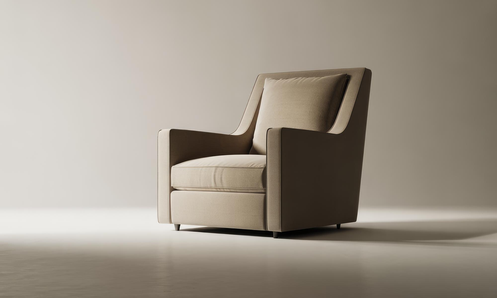 Contemporary Barrel Accent Chair