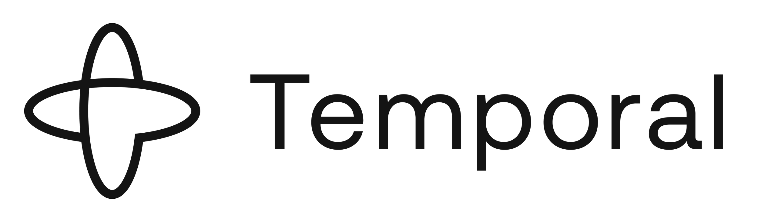 The image contains a logo with a stylized atom symbol next to the word 'Temporal' in black text.