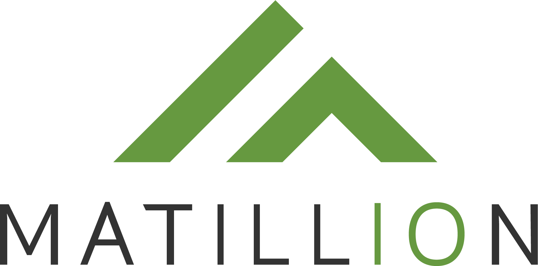 Logo of Matillion with stylized green and black mountain design above the company name.