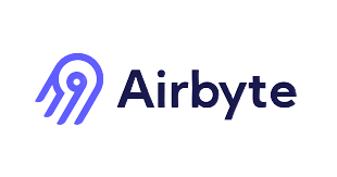 Airbyte logo with stylized 'A' and the word 'Airbyte'