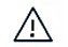 Warning sign with exclamation mark inside a triangle