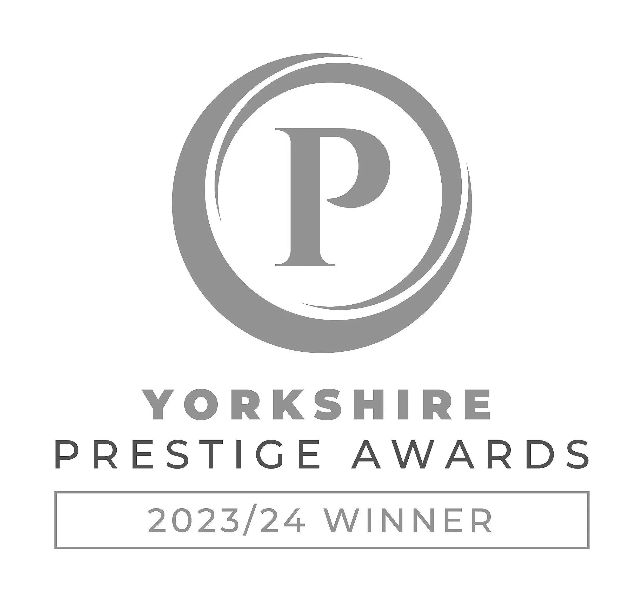 Logo for Yorkshire Prestige Awards 2023/24 winner