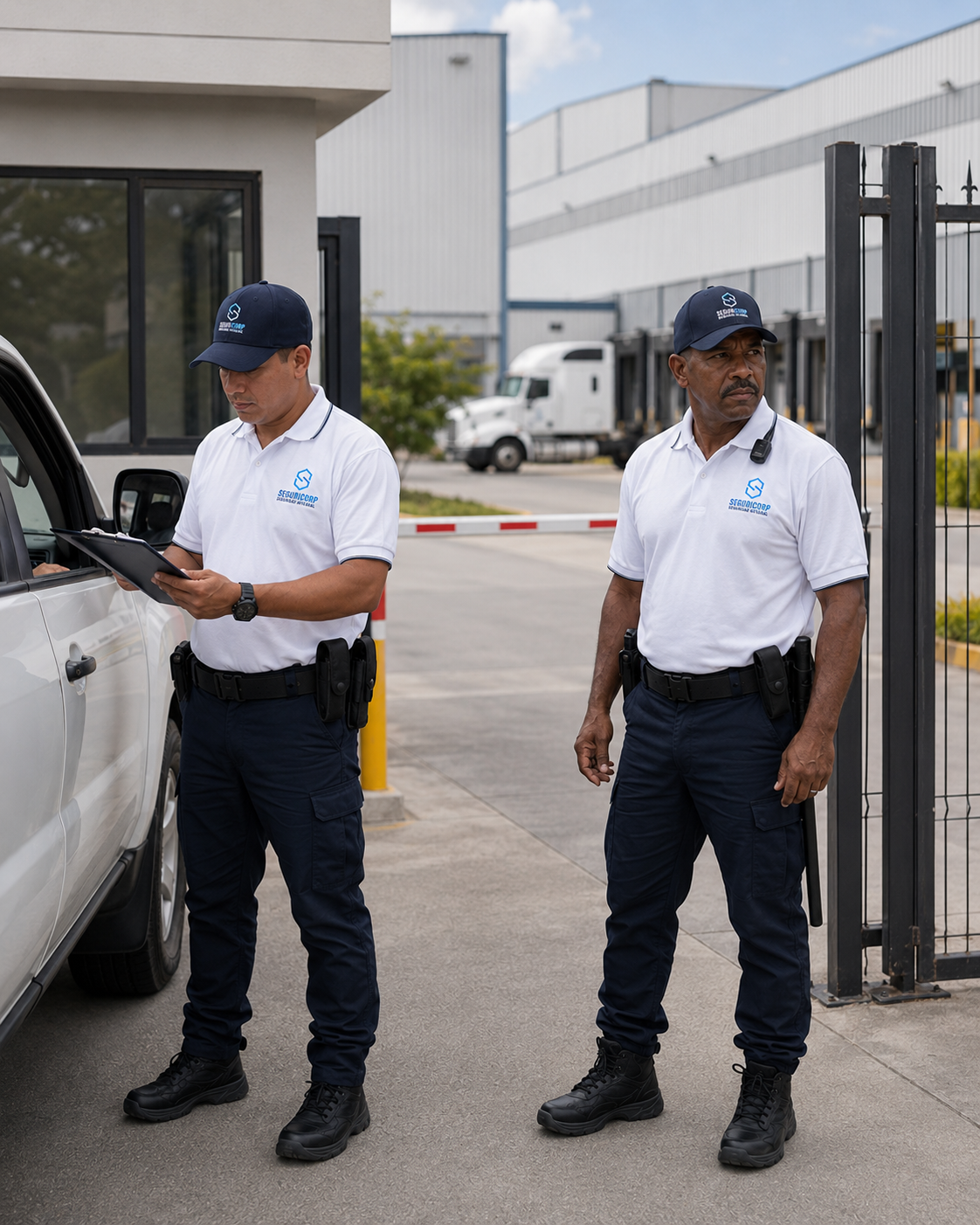 foto de agentes de seguridad