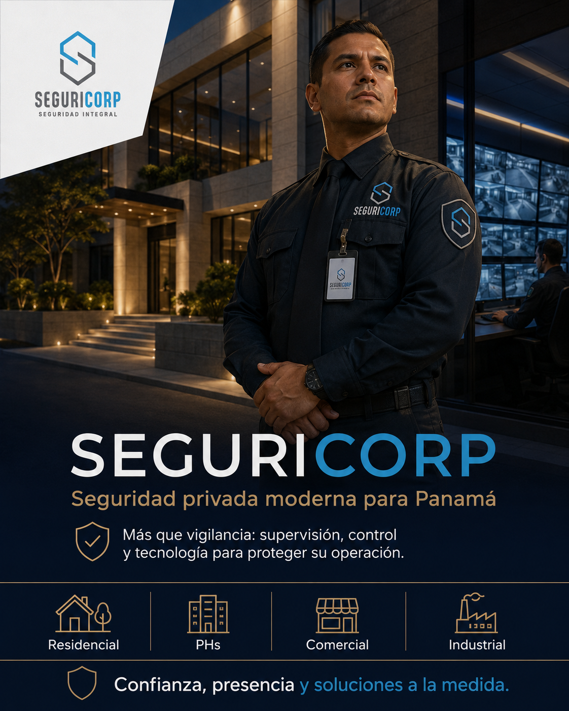 “Valoramos especialmente la preparación y el profesionalismo de los vigilantes de SEGURICORP. Su capacitación constante y capacidad de reacción nos brindan tranquilidad para operar sin interrupciones.”
