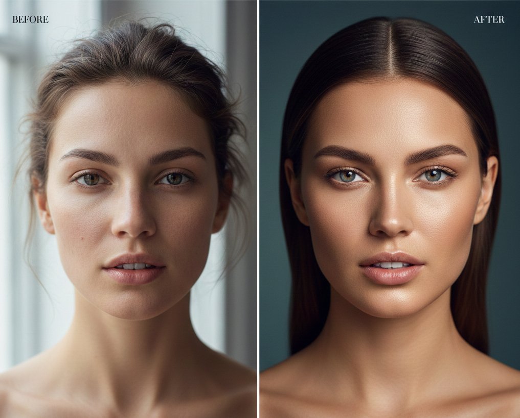 High-end retouching