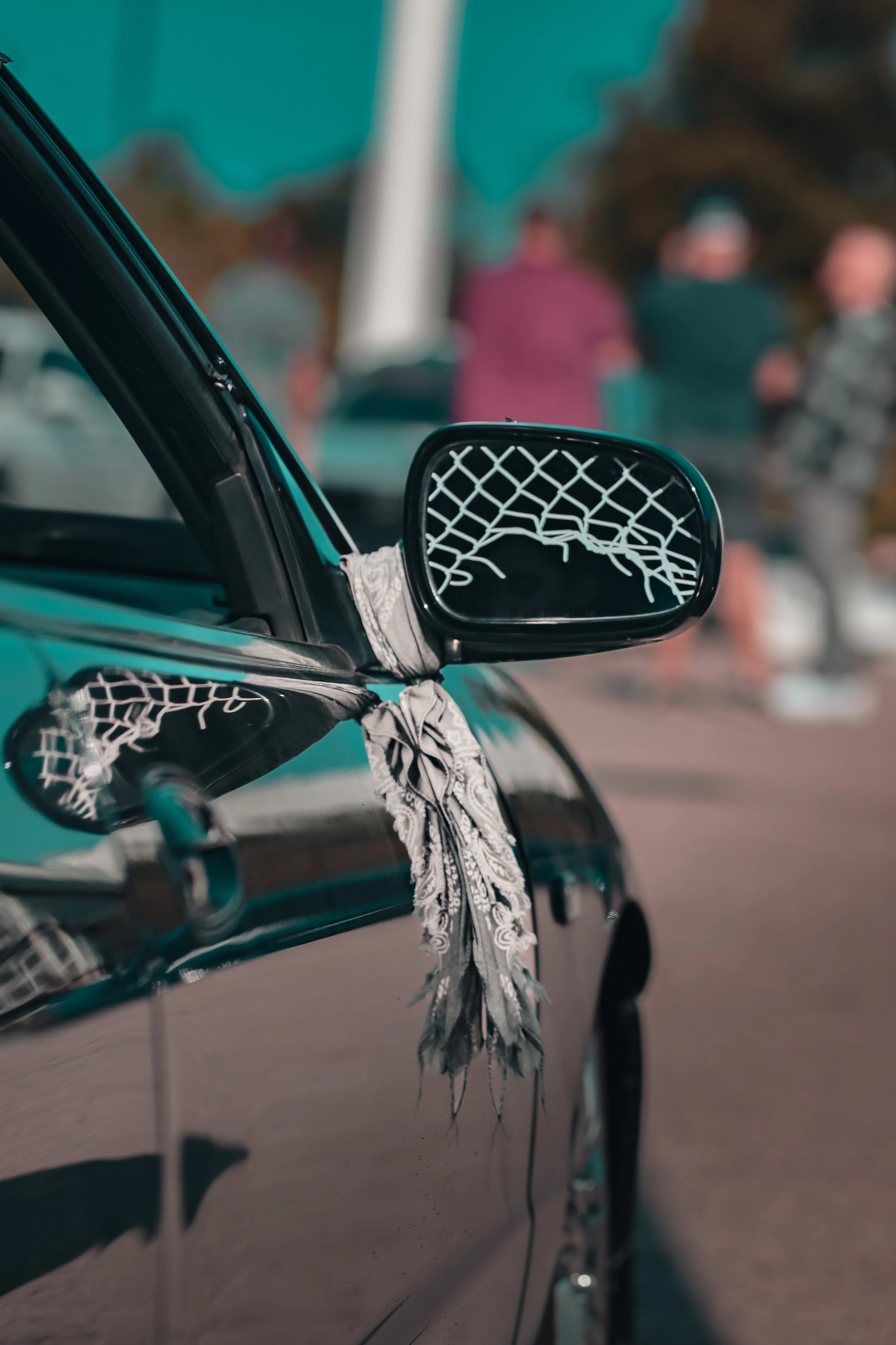 Geometric drawing of an outline square with sections divided by vertical, horizontal, and diagonal lines.