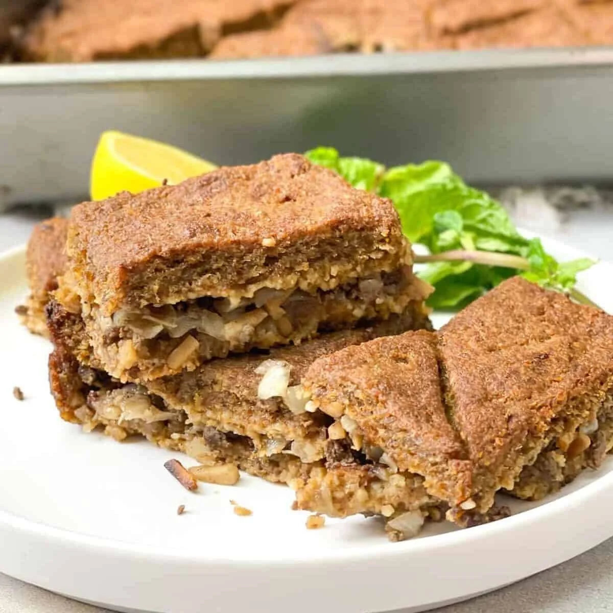 Fried Kibbeh Sandwich