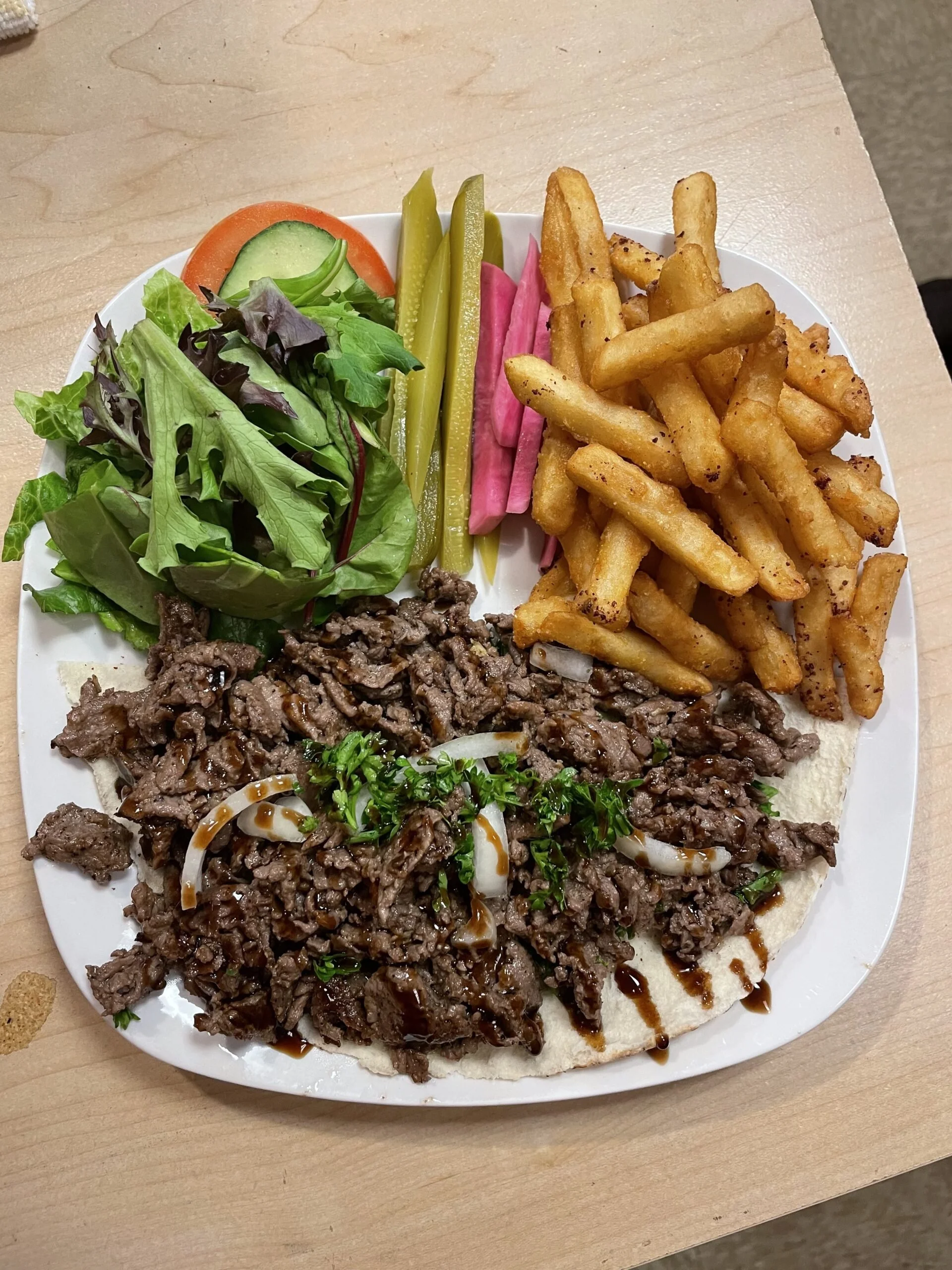 Shawarma Beef Platter