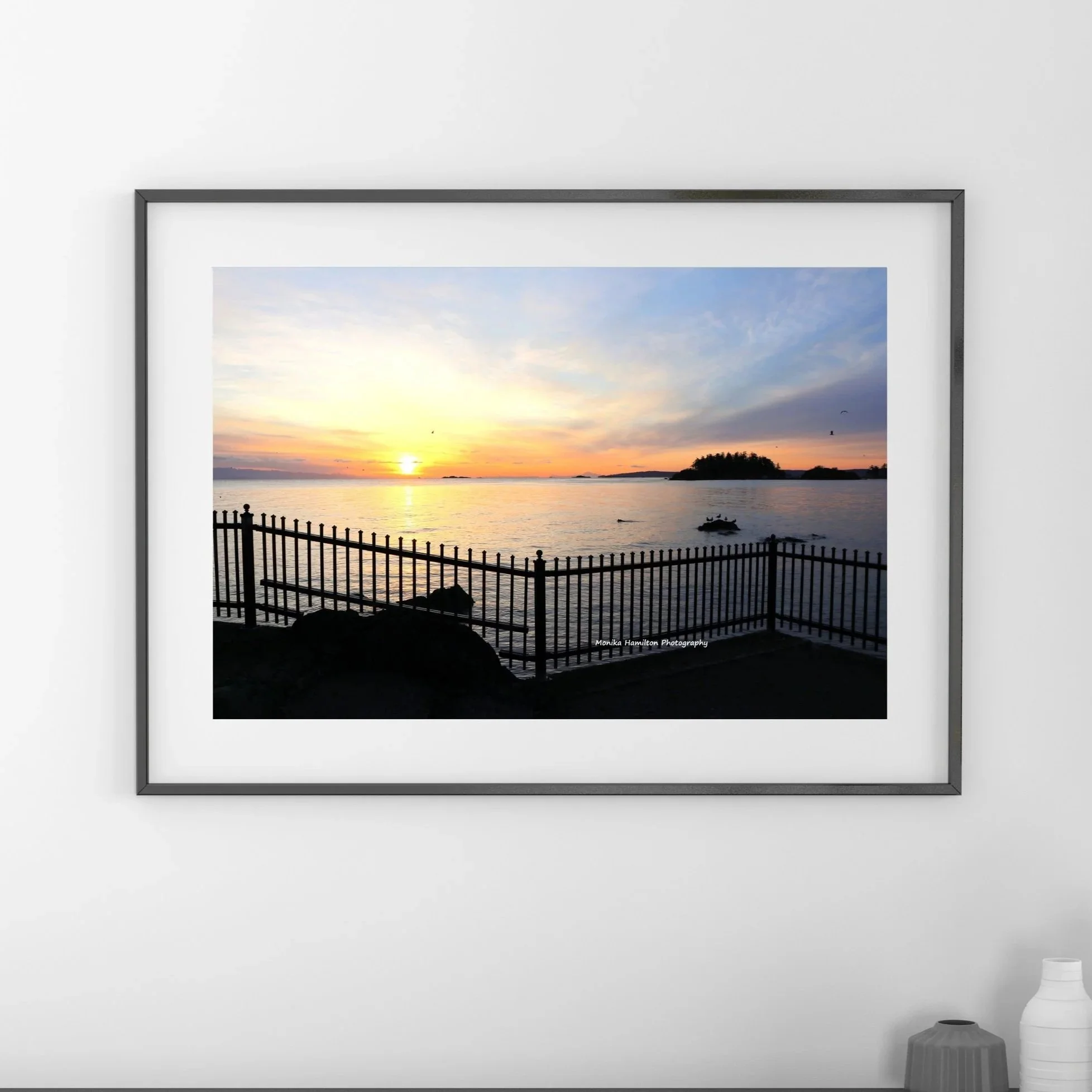 Neck Point Viewpoint in Nanaimo, BC: This original picture would make a lovely addition to your wall decor. Available as a canvas or photo print. Choose between colour or black and white.
