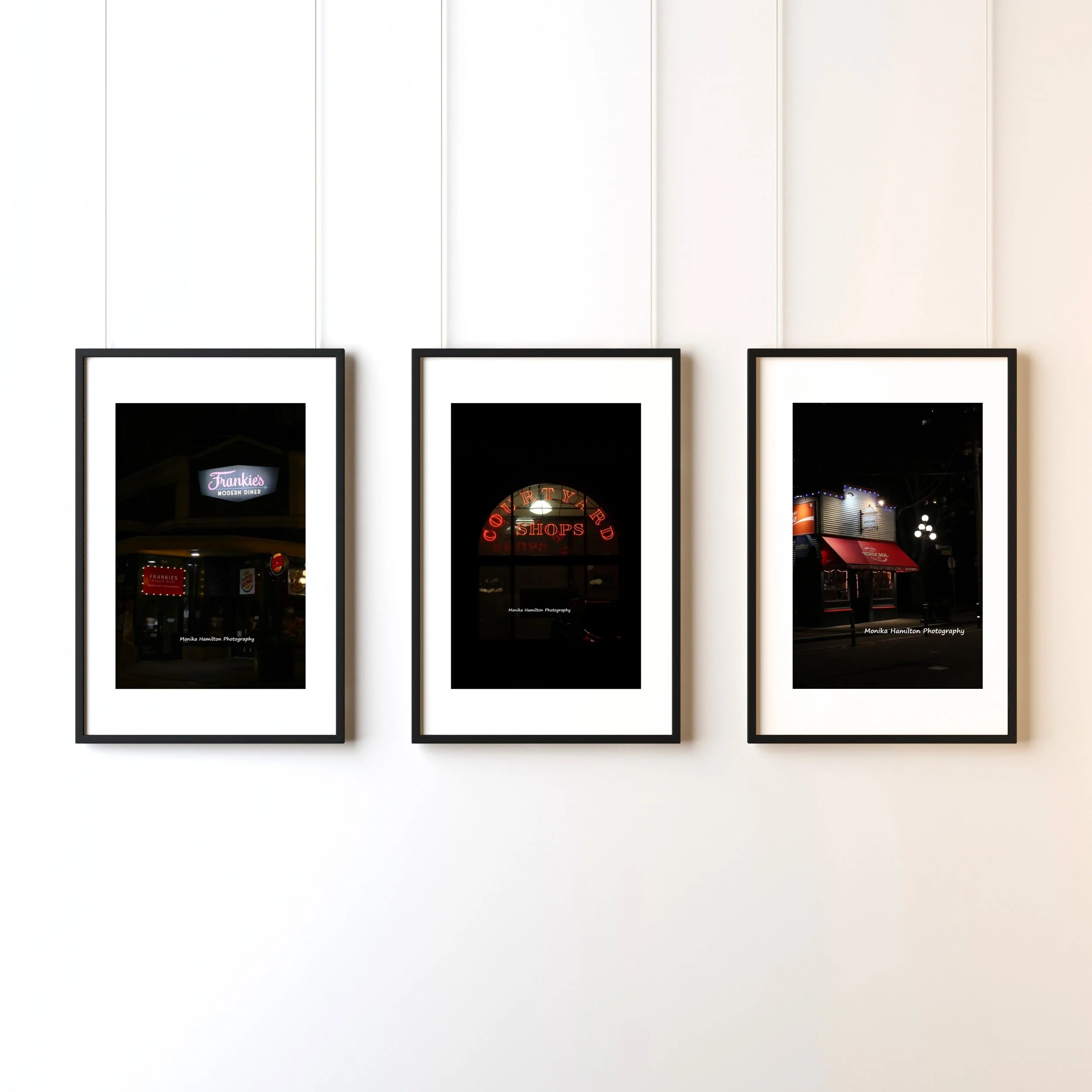 Victoria Urban Night Scene Print Set