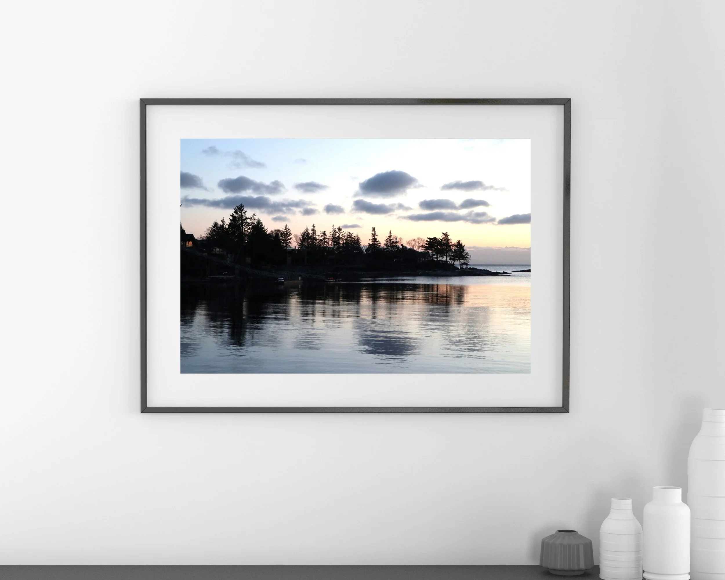 Sunrise at Fairwinds (Schooner Cove) Marina in Nanoose Bay, Vancouver Island, BC. Monika Hamilton Photography