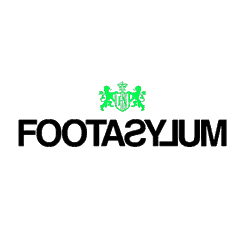 Footasyium logo with a green crown-like symbol above the black text