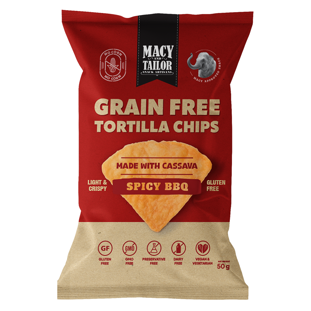 Grain Free Tortilla Chip - Spicy BBQ