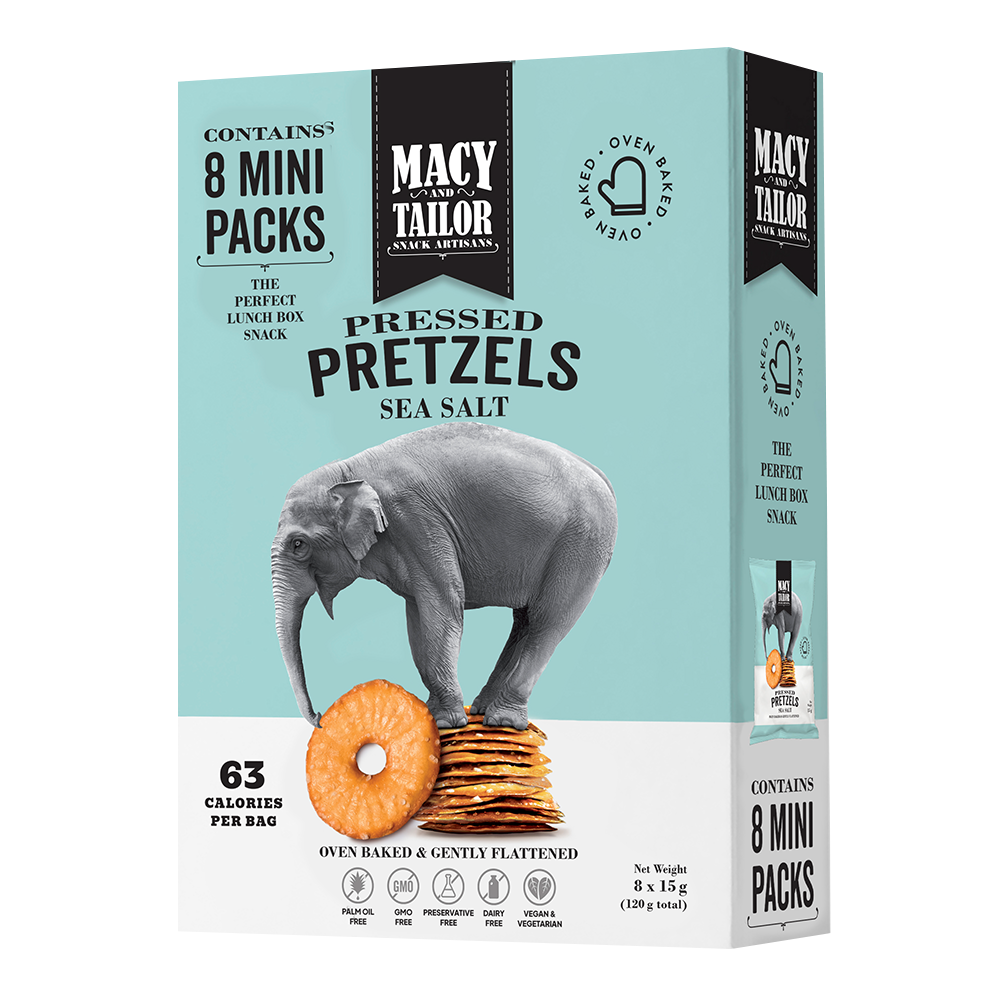 Pressed Pretzels Multi Pack - Sea Salt