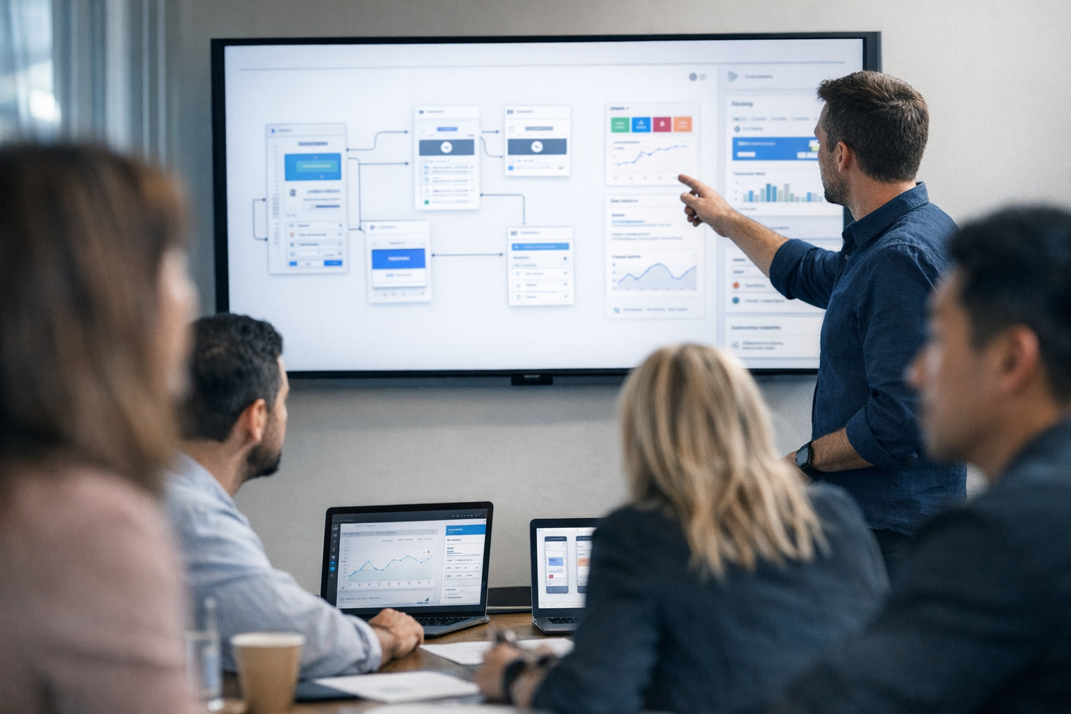 live product review session