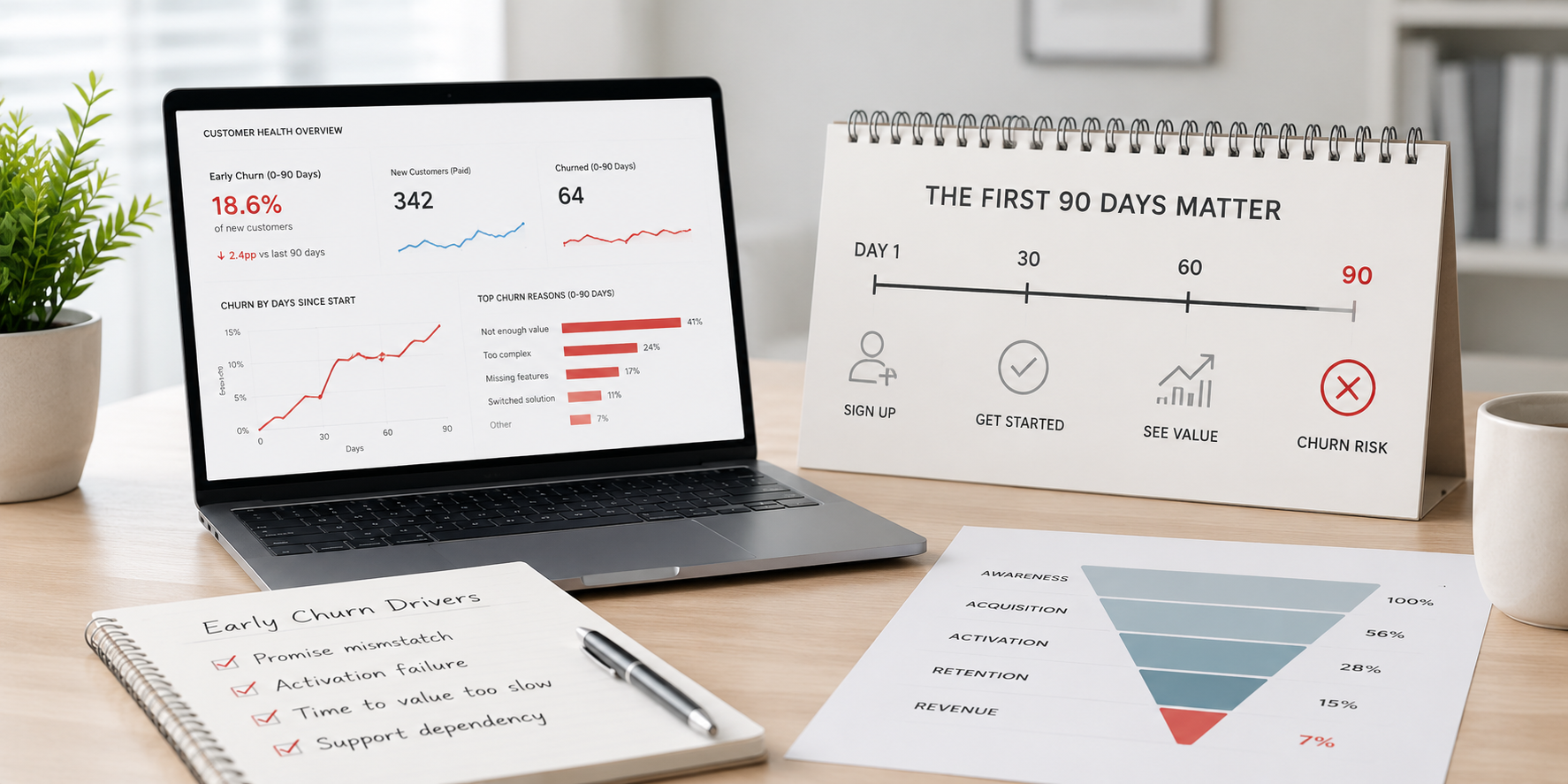 Why Customers Churn in the First 90 Days (And What to Do Before It Happens Again)