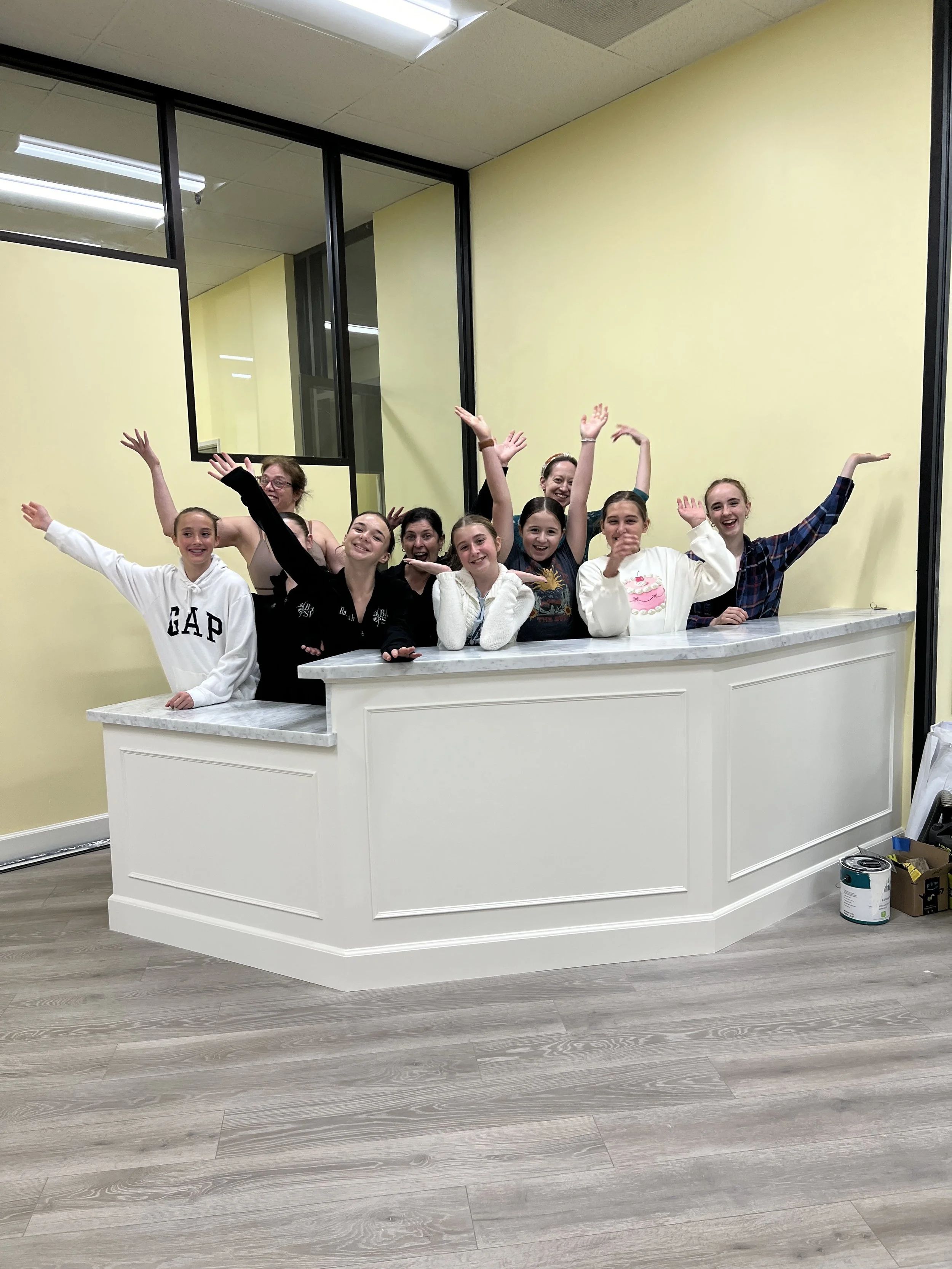 Company sneak preview of our new Vineyard Town Center studio, 2026.