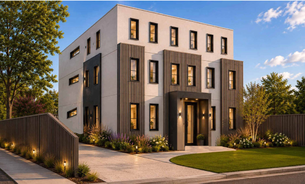 A render of proposed property in Croydon.