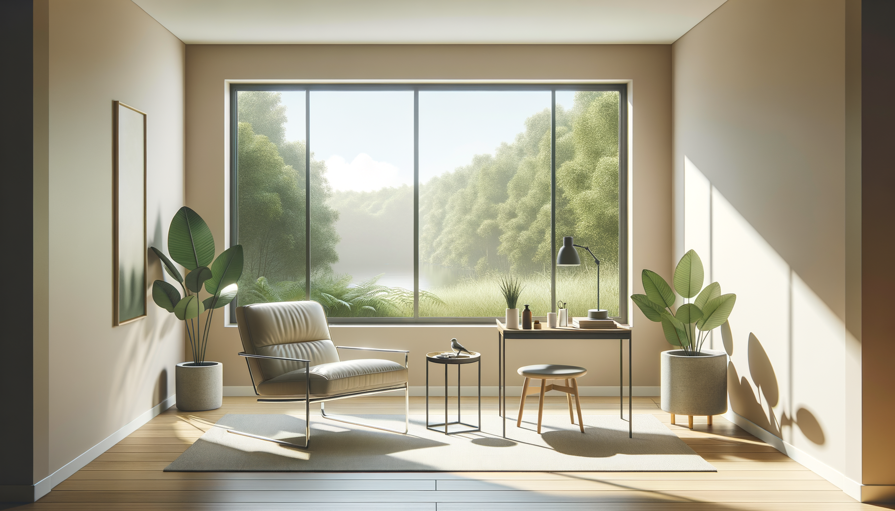 Calm natural design representing peace, grounding, and emotional clarity