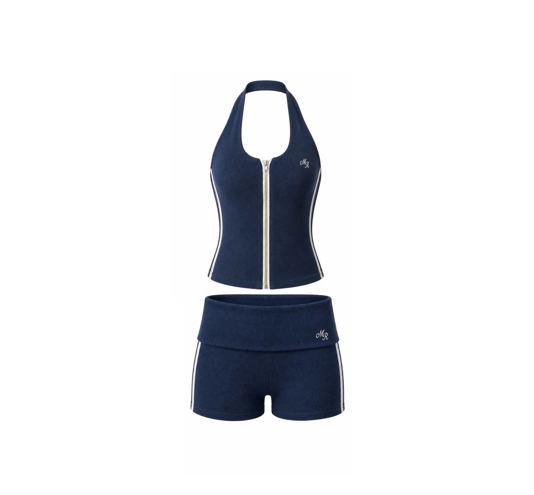 Monaco Blue Shorts Set