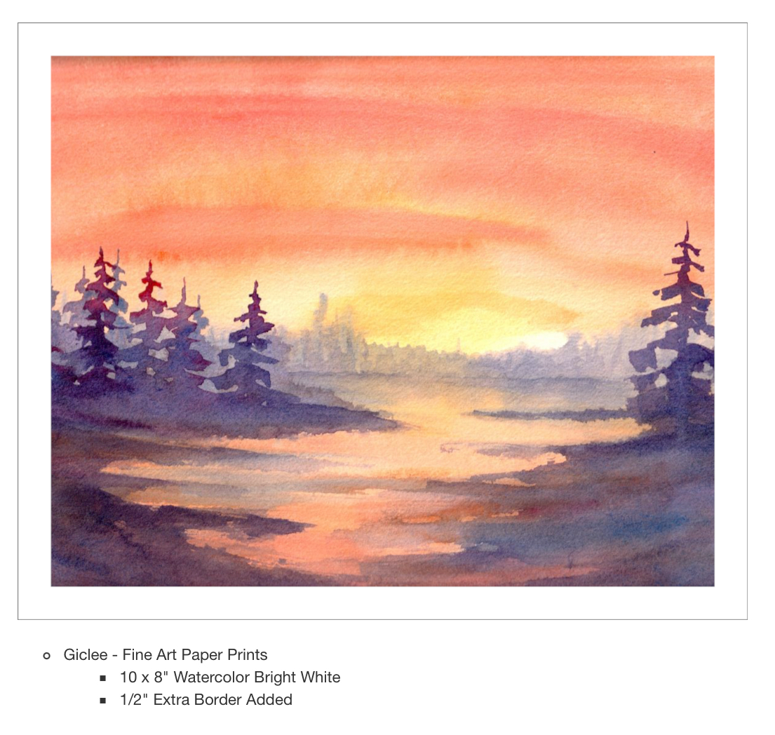 Anni Friesen - Sunrise in the BWCA 8x10.png