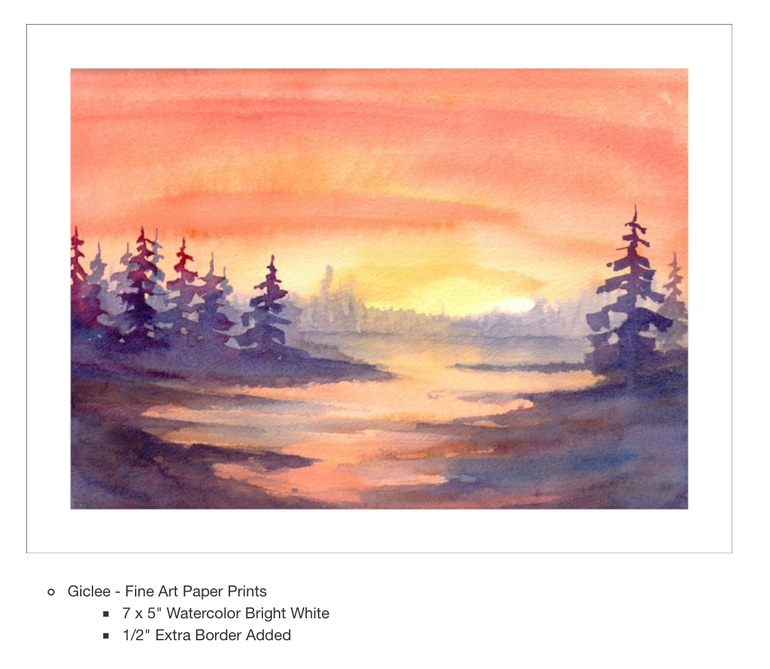 Anni Friesen - Sunrise in the BWCA 5x7.png