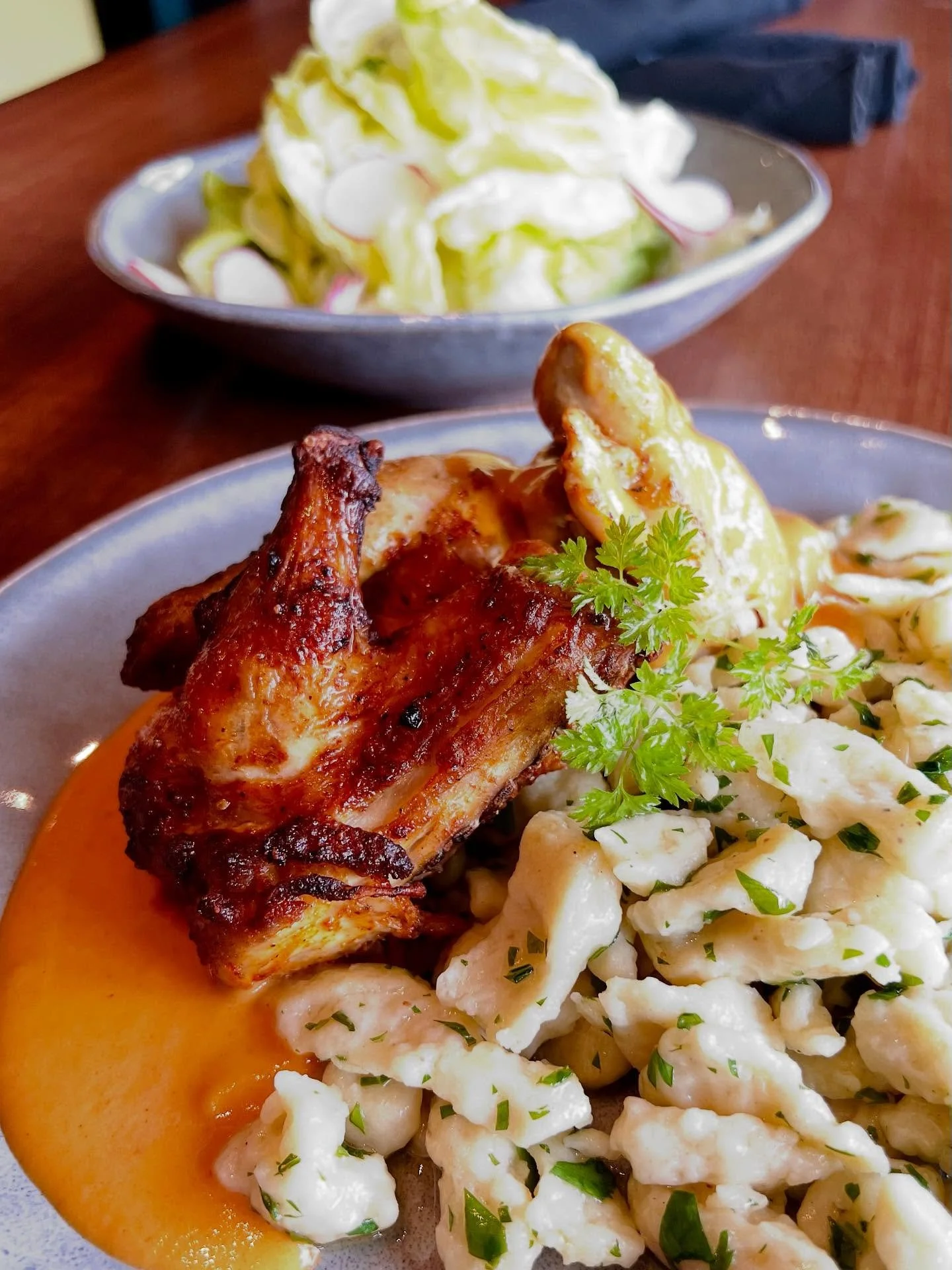 Paprikahendl 
#chickenrecipes #paprikahendl #foodsmithpub #localeats #mnfood