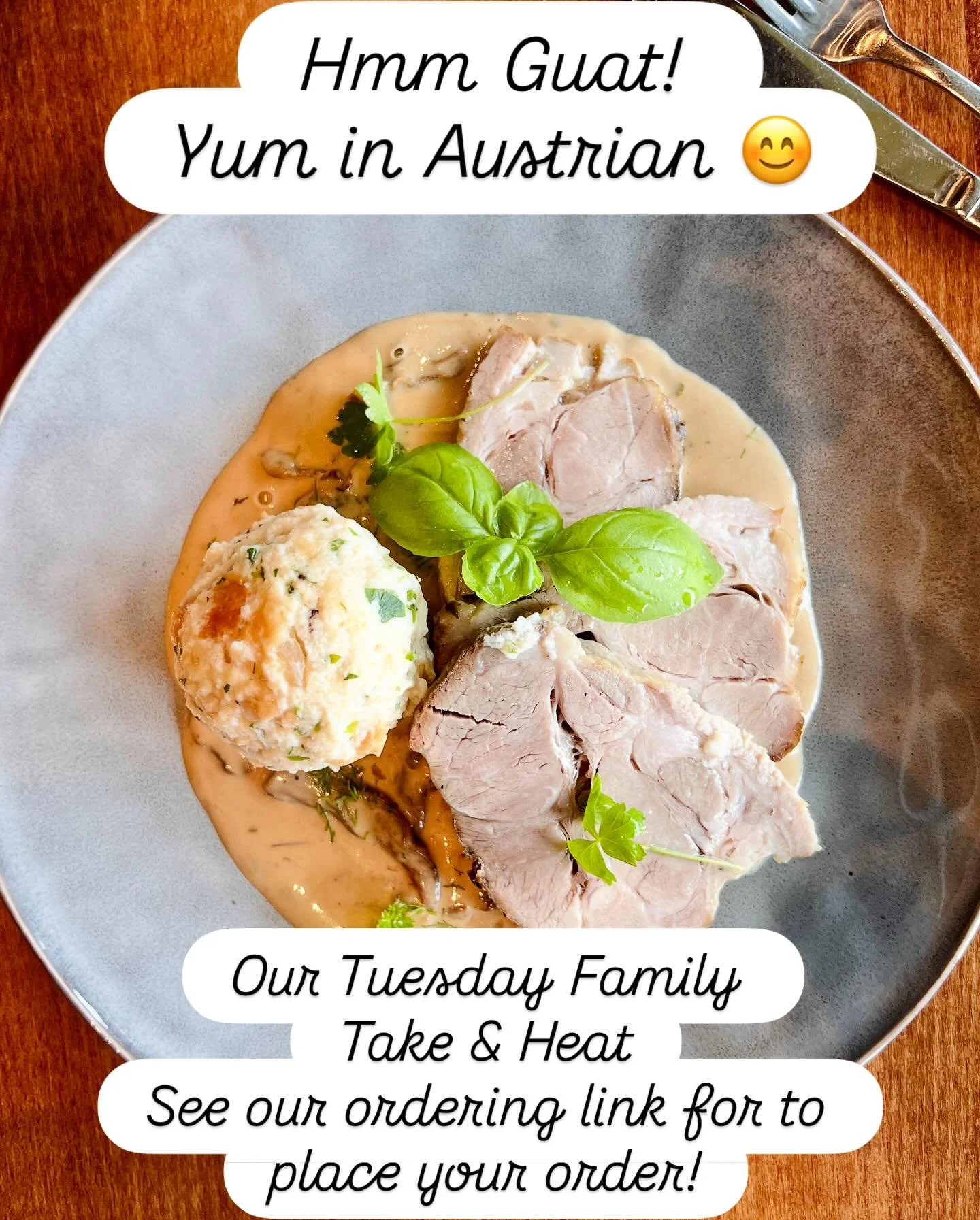 Come and get your Take &amp; Heat for tomorrow Tuesday. It&rsquo;s going to be freaking delicious!

#delicious #porkroast #takeouttuesday #foodsmithpub #chefscooking