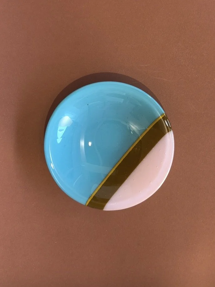 Trinket Dish - Sky Blue, Blossom & Umber