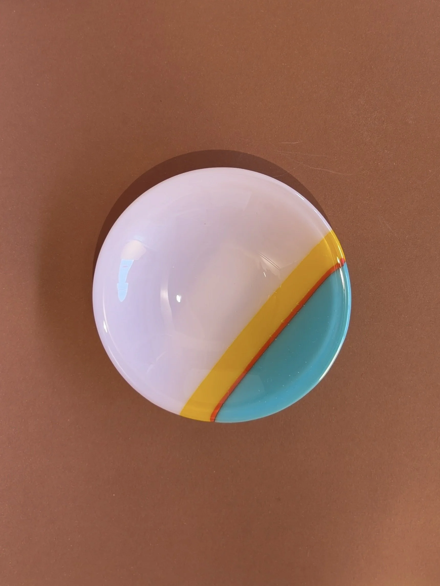 Trinket Dish - Blossom, Sky Blue and Sunflower