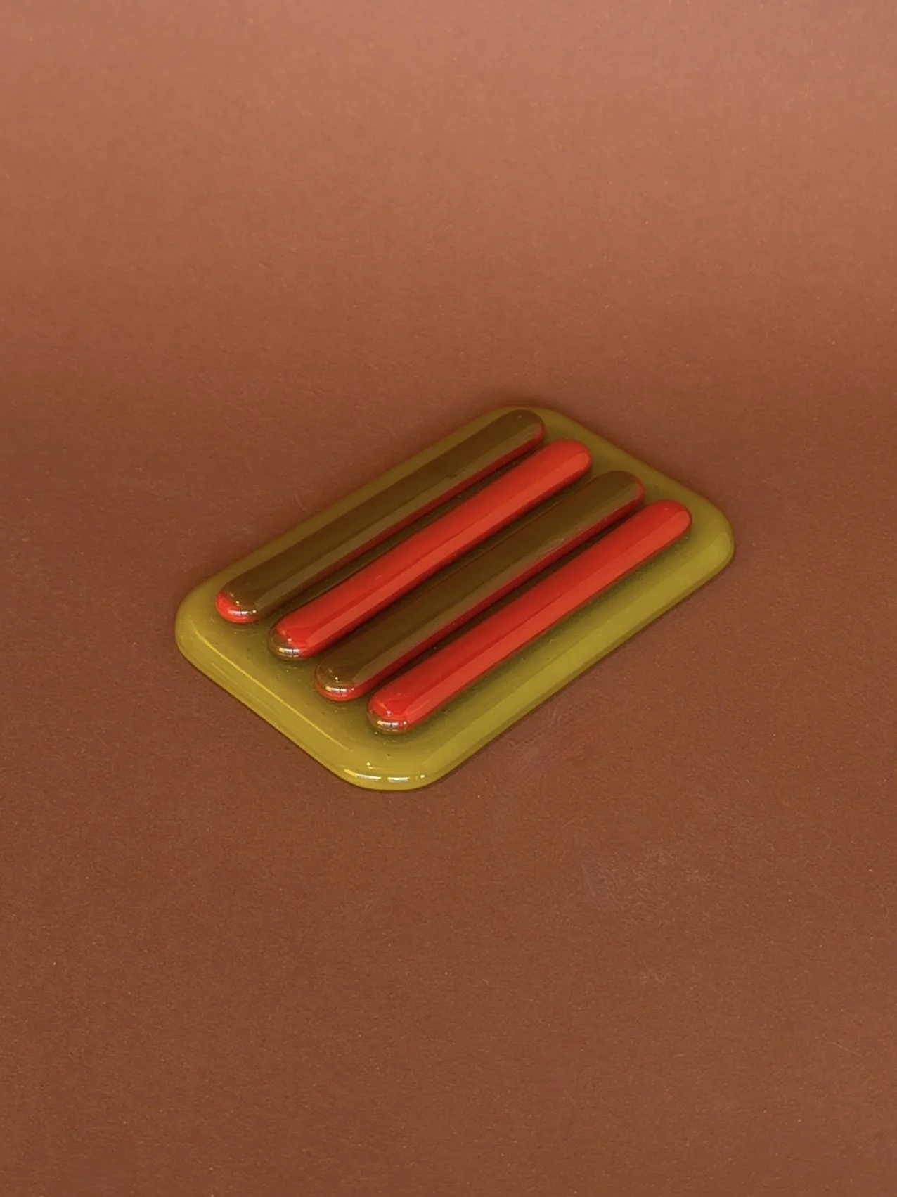 Soap Dish - Olive, Tomato & Chocolate