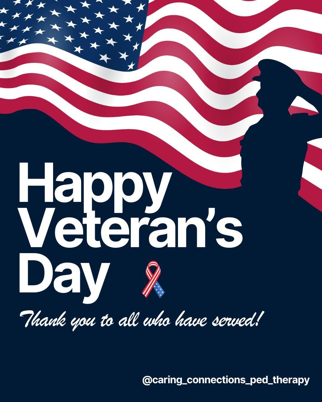 Happy Veterans Day! We&rsquo;re grateful for all who have served and continue to serve our nation with strength and heart. From all of us at CCPT, thank you for your service! 💙💙 #ThankYouVeterans
❤️ #HonoringOurHeroes
🤍 #GratitudeAndService
⭐ #Vet