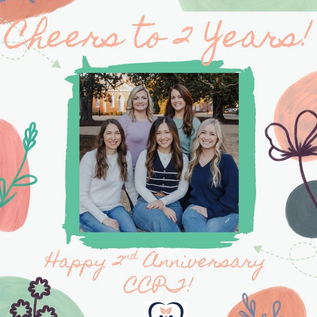🎉Happy 2 Year Anniversary CCPT! 🎉

What an incredible journey it has been for Caring Connections Pediatric Therapy 💛

This past year has brought so much growth. Our team of amazing SLPs has expanded, strengthened, and continued to pour their heart