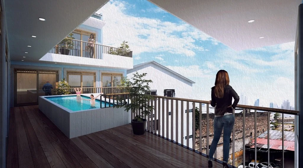 EL PATIO arquitectos_Casa Celeste_Casco Antiguo_Panamá_Arquitectura