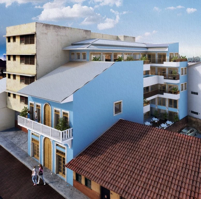 EL PATIO arquitectos_Casa Celeste_Casco Antiguo_Panamá_Arquitectura
