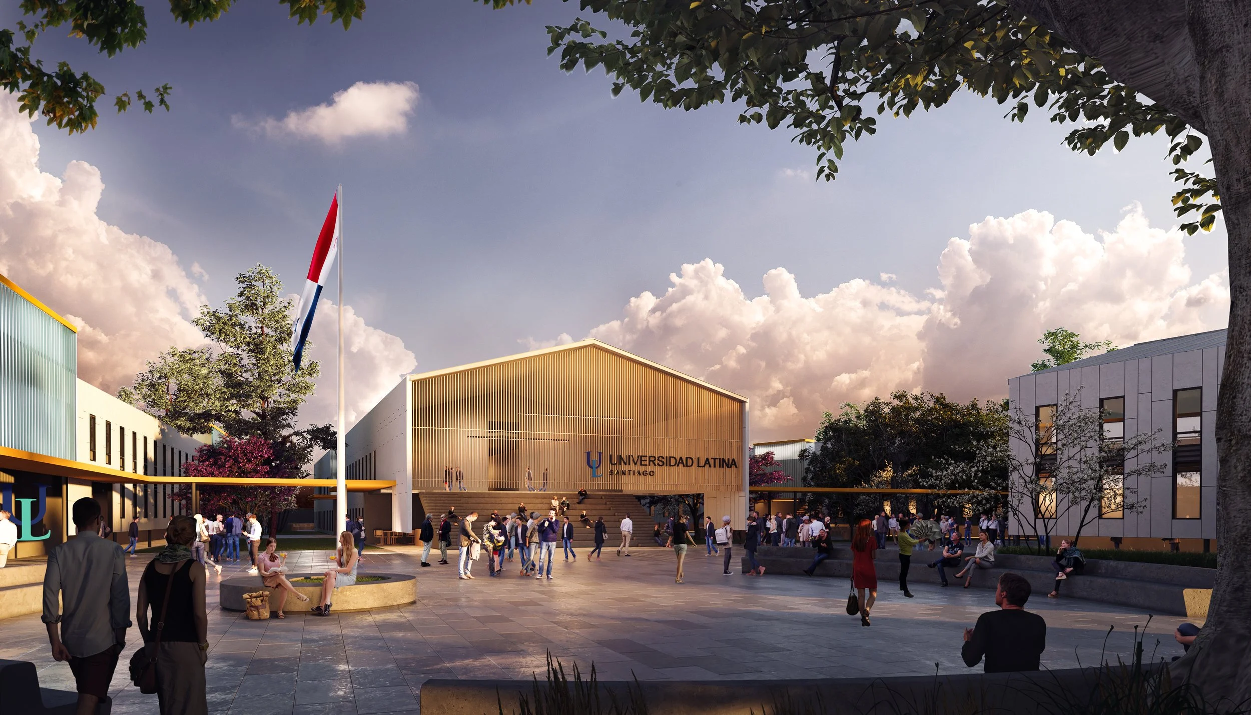 EL PATIO arquitectos_Universidad Latina de Santiago_UL_Santiago_Panamá_Arquitectura