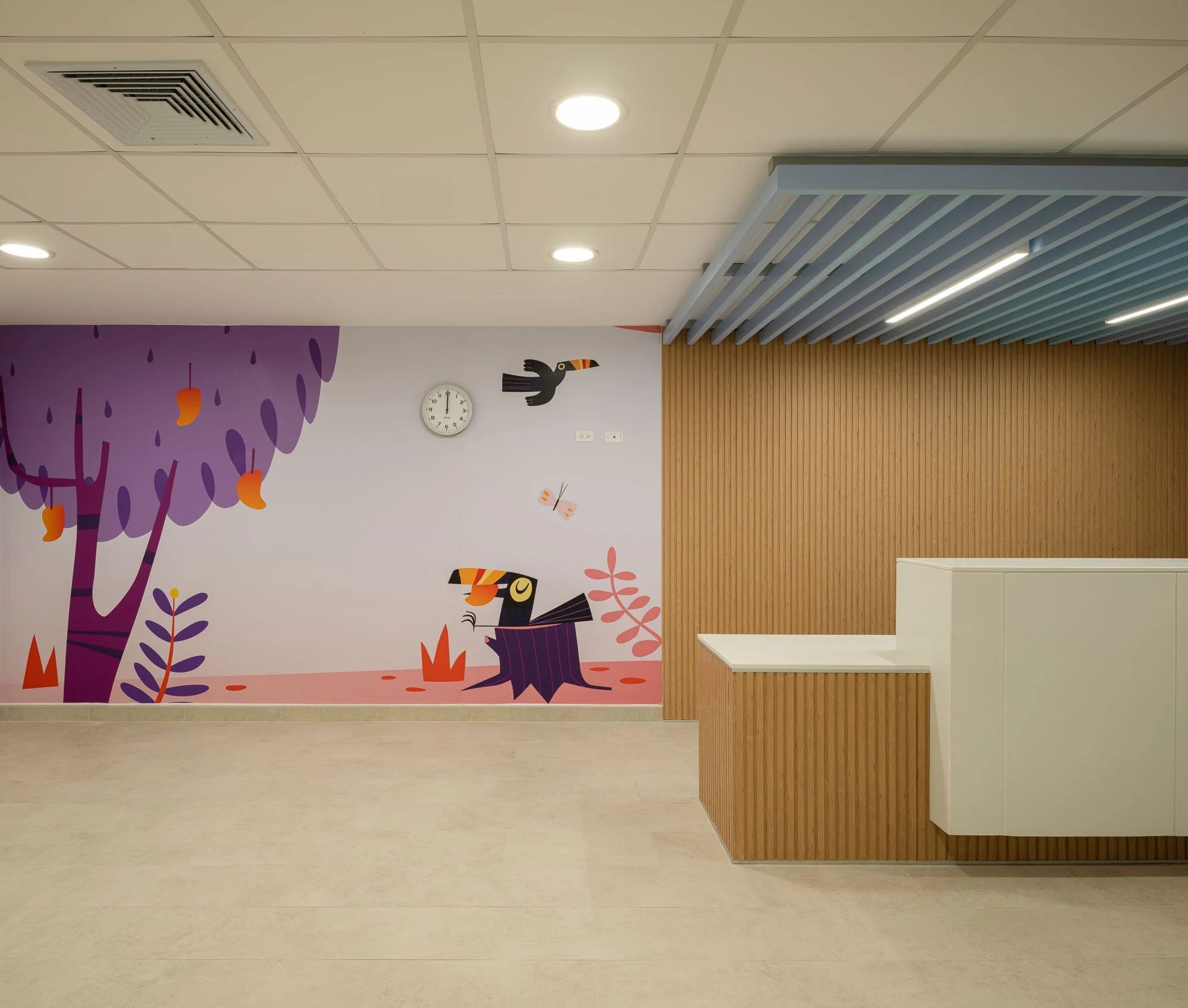 EL PATIO arquitectos_Lobby Hospital Pediátrico_Ciudad de la Salud_CDLS_Panamá_Arquitectura