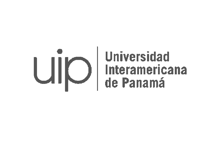 Logotipo de la Universidad Interamericana de Panamá con letras en negro y fondo transparente.