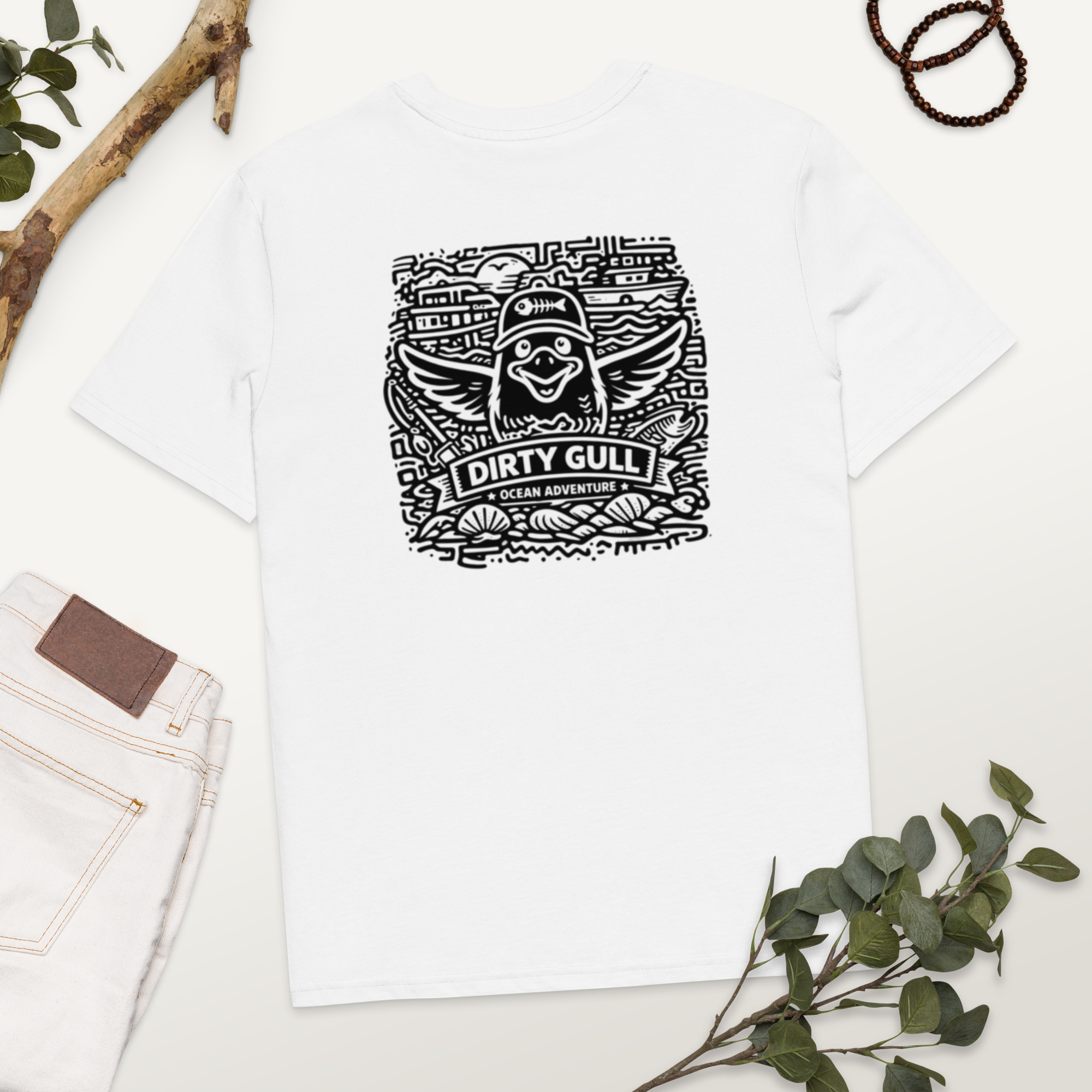 🐦 Dirty Gull - White Ocean