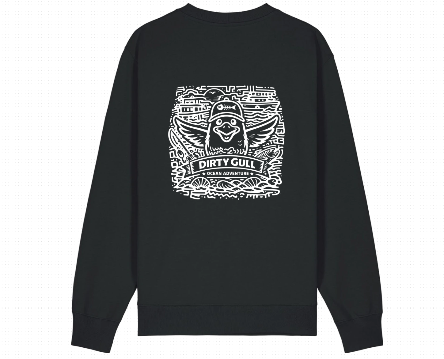 🐦 Sweat Dirty Gull – Ocean Edition