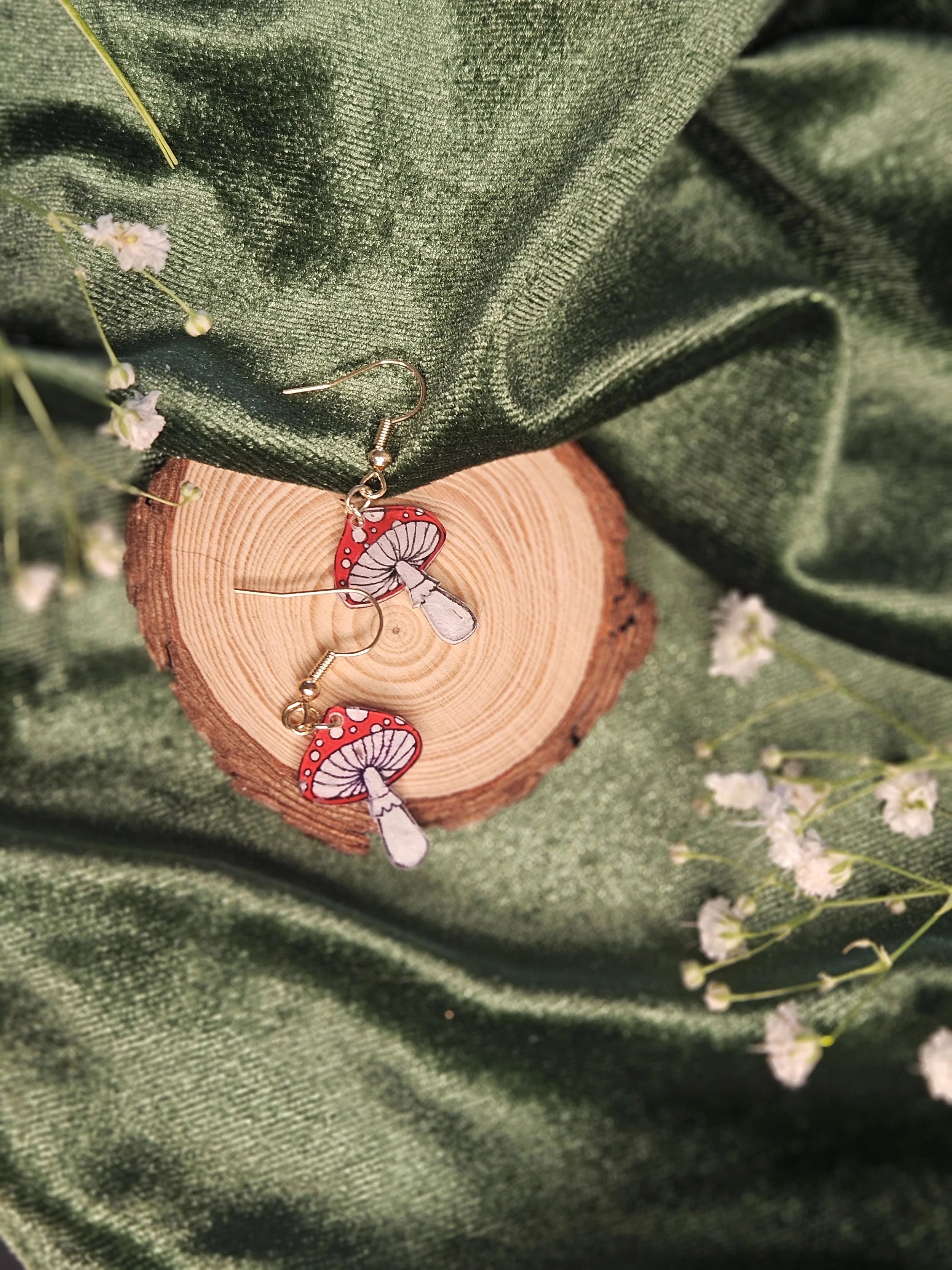 Mushroom Earrings