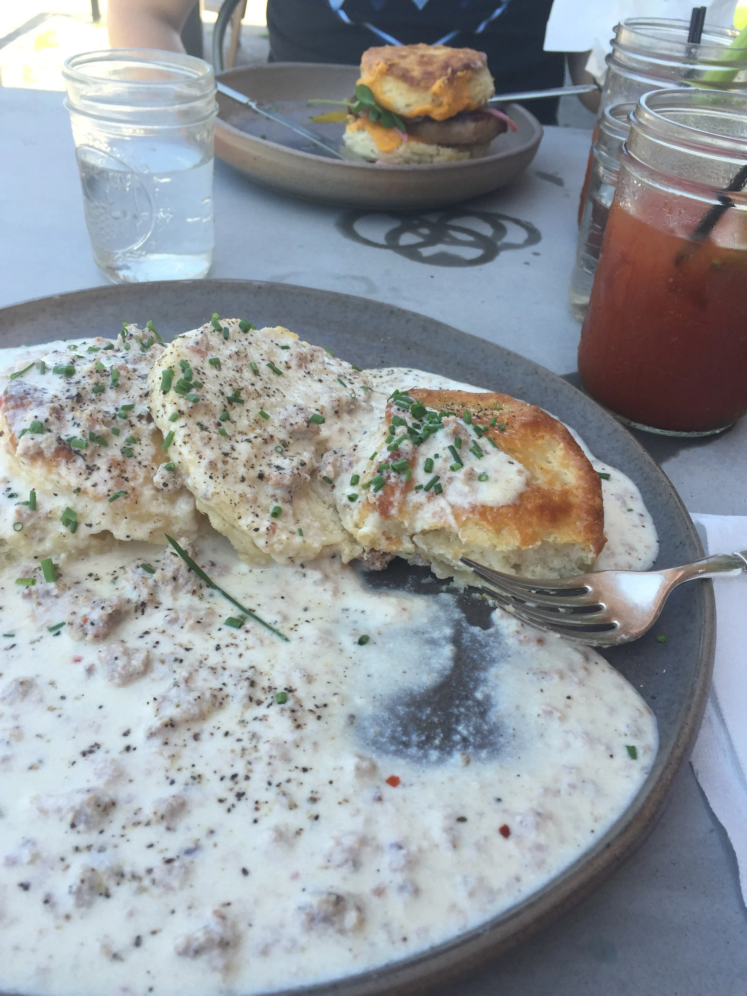 Biscuits and Gravy from Fox and Pearl